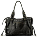 Soft Leather Tote Bag – Hobo Style with Crossbody Strap