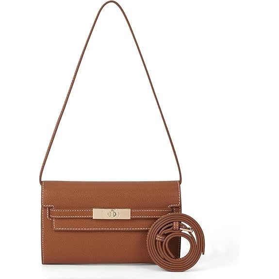 Mini Vegan Leather Crossbody Bag with Adjustable Strap