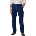 Men’s Elastic Waist Cargo Jeans for Seniors