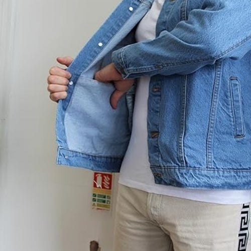 Men’s Classic Western Trucker Denim Jacket